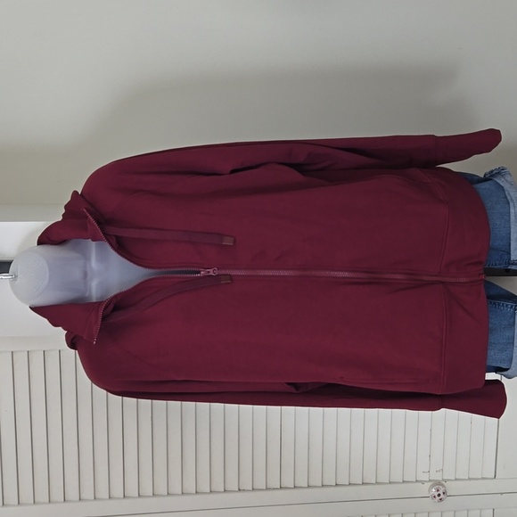 Danskin Maroon Zip-up Hoodie - Picture 2 of 7